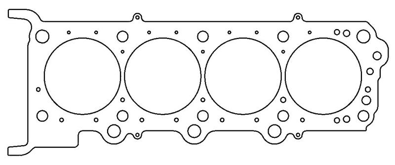 Ford Mustang Mach 1 Head Gasket - Right - Cometic Gasket - MLS, 95.25 mm Bore, 0.051 in, DOHC, Darton MID Sleeve - `03-`04